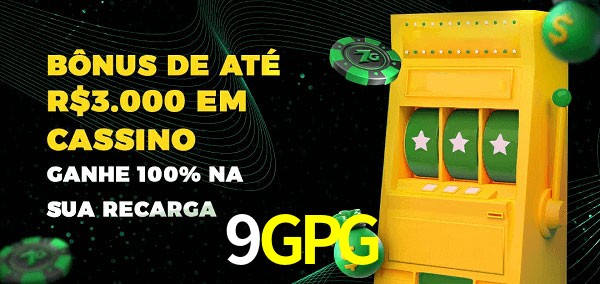 9GPG melhor bônus de depósito