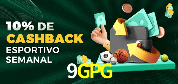 10% de bônus de cashback na 9GPG