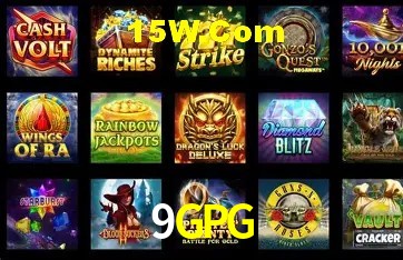 Tela de boas-vindas e lobby de jogos do aplicativo 9GPG